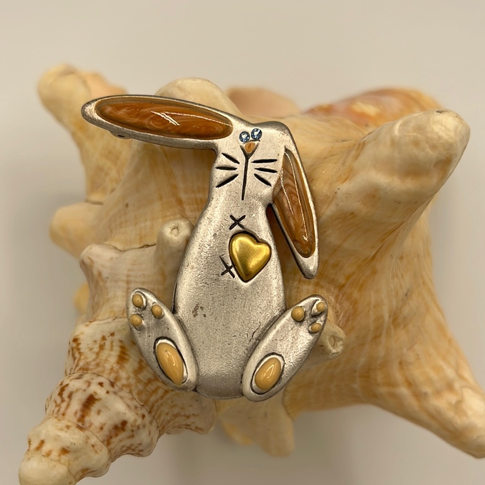 Some Bunny Loves You Pewter Pin